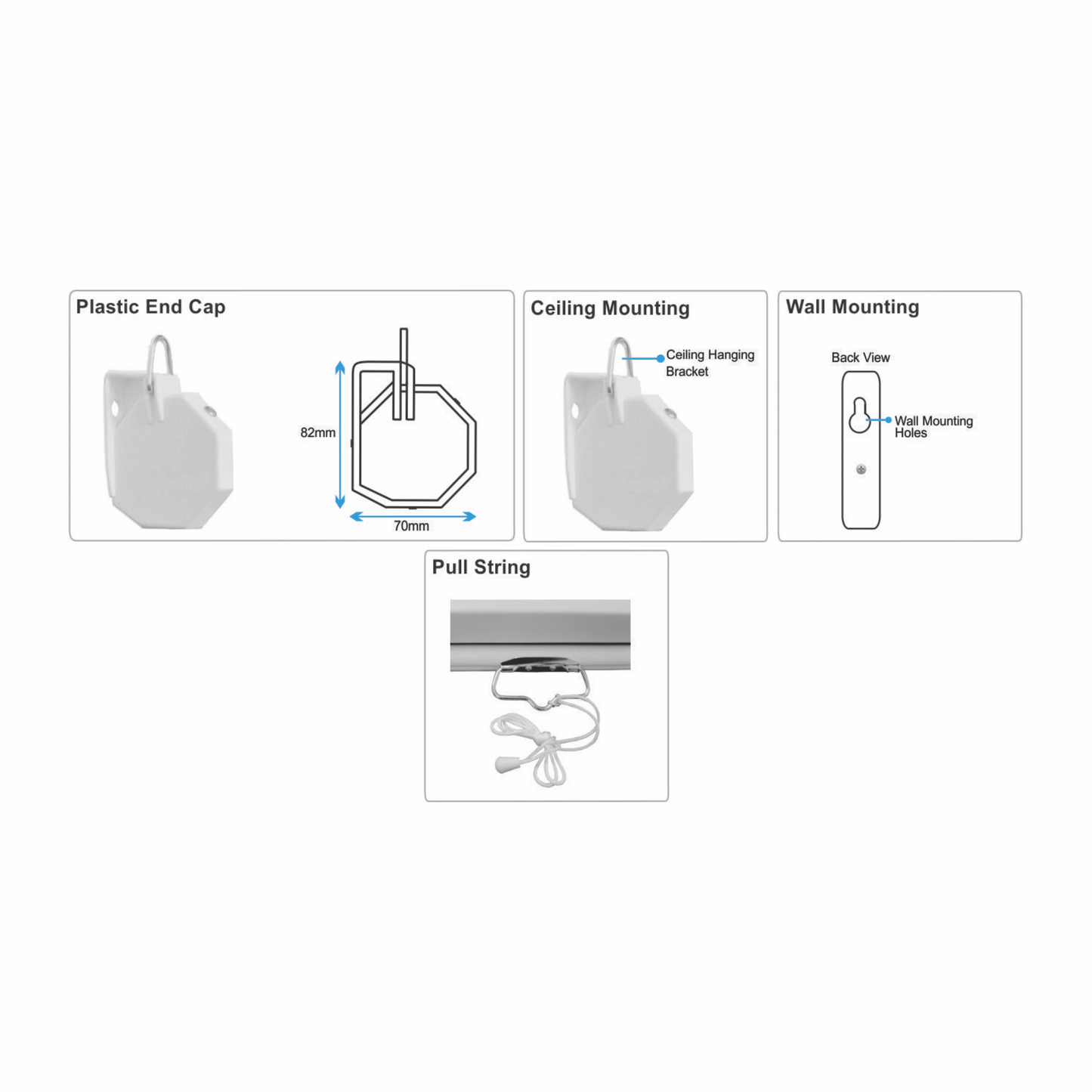 Projector Pulldown Screen